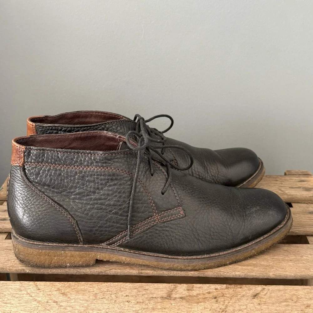 Johnston & Murphy mens chukka boots sz 9.5 leather A28‎